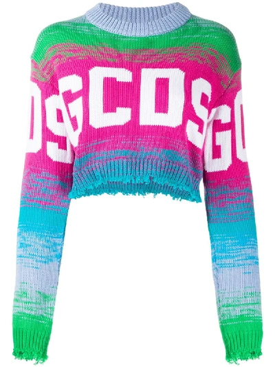 Shop Gcds Logo Cropped Sweater