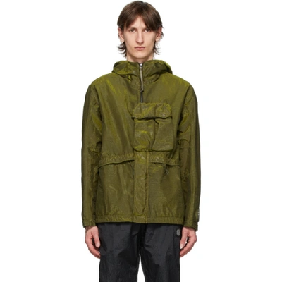C.p. Company Prism Goggle-hood Ripstop Jacket In Green | ModeSens