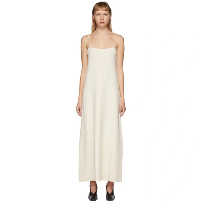 Shop Jil Sander Off-white Under Dress In 105 Cream