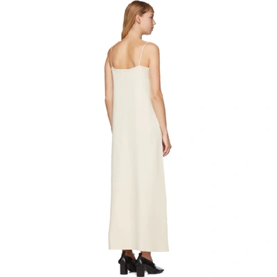 Shop Jil Sander Off-white Under Dress In 105 Cream