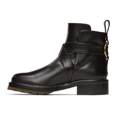 Shop Chloé Chloe Black Diane Boots In 001 Black