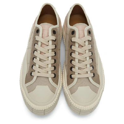 Shop Chloé Chloe Pink And Grey Clint Sneakers In 26c Pink Te