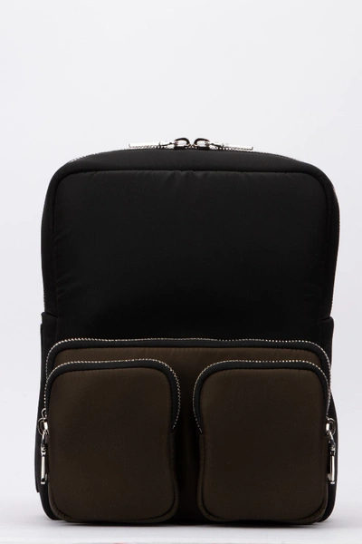 Shop Prada Front Pocketed Backpack In Multi