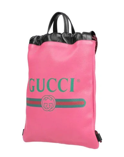 Shop Gucci Backpack & Fanny Pack In Fuchsia