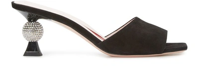 Shop Roger Vivier Vivier Marlene Heeled Sandals In Nero