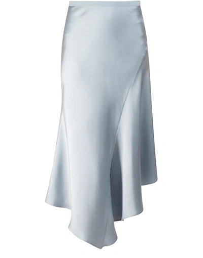 Shop Anine Bing Bailey Skirt In Barely Blue