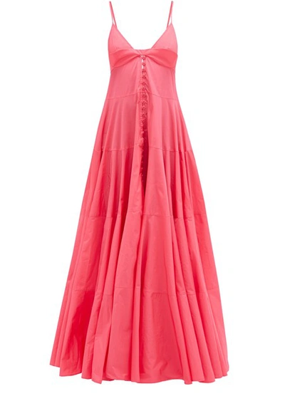 Shop Jacquemus Manosque Dress In Pink