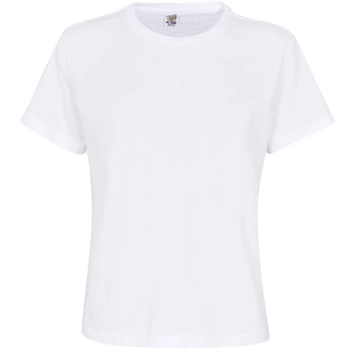 Shop Re/done The Classic Tee In Optic White