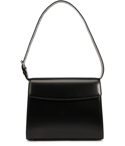 Shop Balenciaga Medium Leather Belt Bag In Black