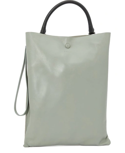 Shop Jil Sander Tootie Handbag In 318 - Medium Green