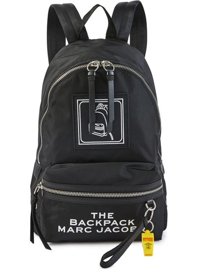 Shop Marc Jacobs The Pictogram Backpack In Black