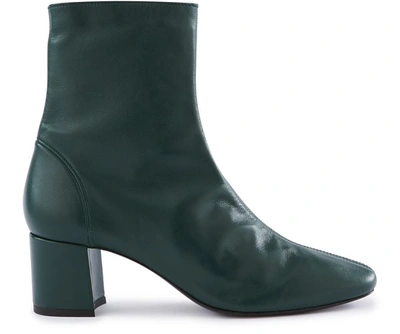 Shop Roseanna Heeled Ankle Boots In Vert Fonce