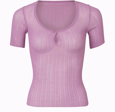 Shop Jacquemus Loiza Knit In Purple