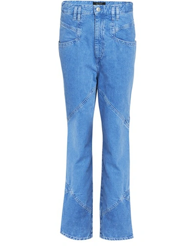 Shop Isabel Marant Eloisa Pants In Blue