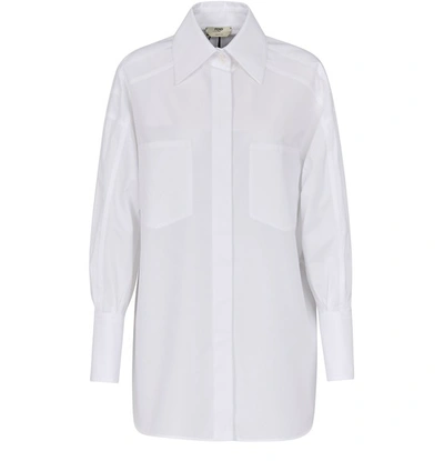 Shop Fendi Shirt In White