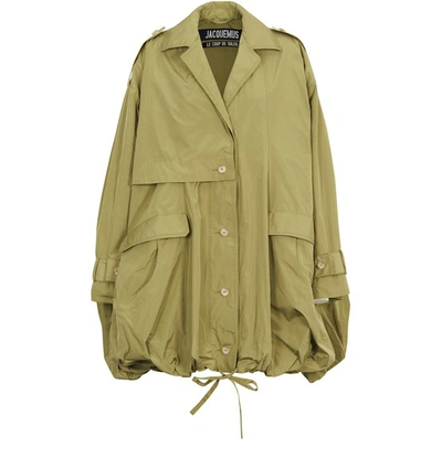 Shop Jacquemus The Ouro Parka In Light Green