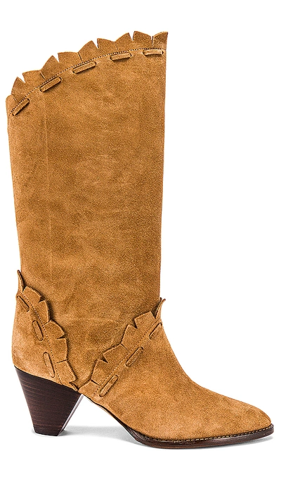 Shop Isabel Marant Leesta Boot In Natural