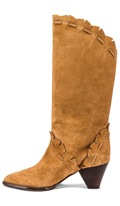 Shop Isabel Marant Leesta Boot In Natural