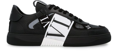 Shop Valentino Vltn Sneakers In Nero