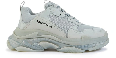 Shop Balenciaga Triple S Clear Sole Trainers In 1705