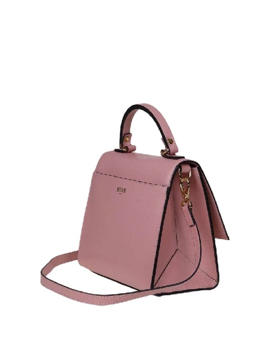 Shop Msgm Hand Bag M Bum Bag In Pink Leather