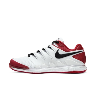 Shop Nike Court Air Zoom Vapor X Mens Hard Court Tennis Shoe In White