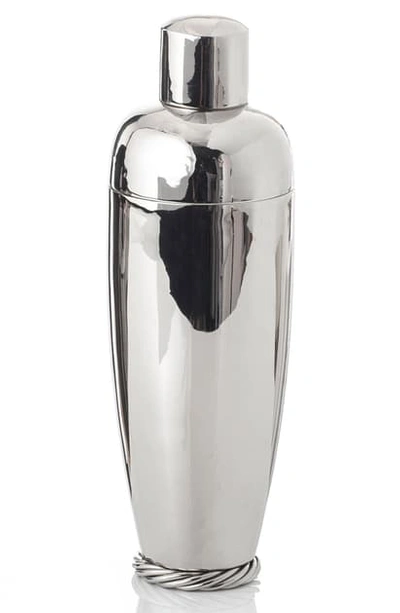 Shop Michael Aram Twist Cocktail Shaker In Silver