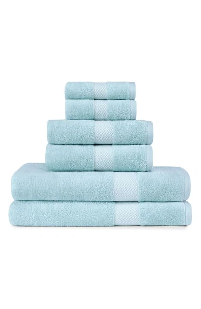 Shop Tommy Bahama Cypress Bay 6-piece Towel Set In Bay Blue