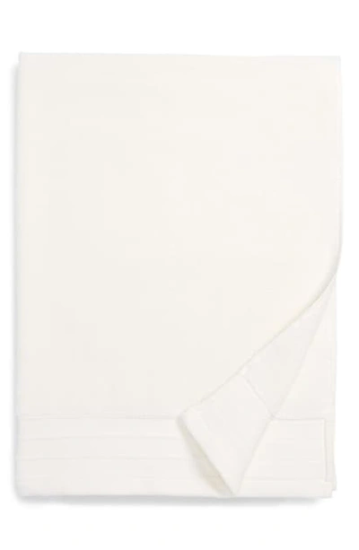 Shop Ugg Classic Luxe Bath Towel In Snow