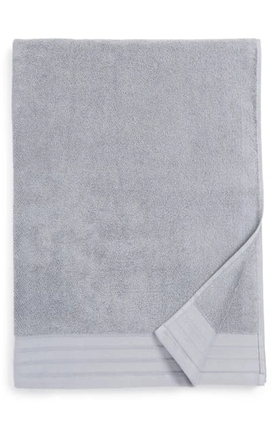 Shop Ugg Classic Luxe Cotton Bath Sheet In Chambray