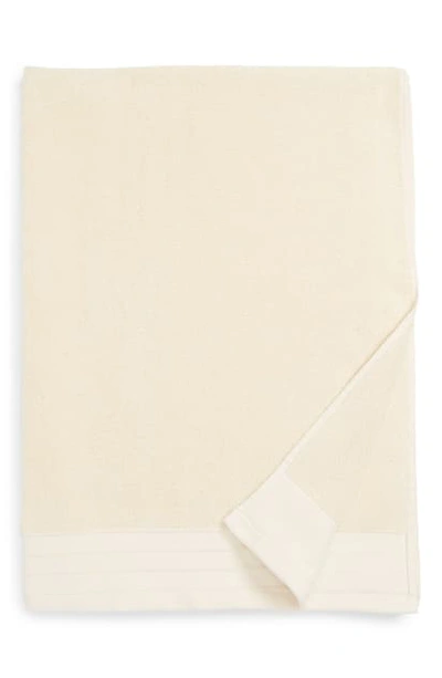 Shop Ugg Classic Luxe Cotton Bath Sheet In Cream