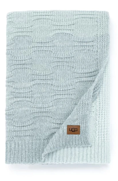Shop Ugg Offshore Throw Blanket In Mist