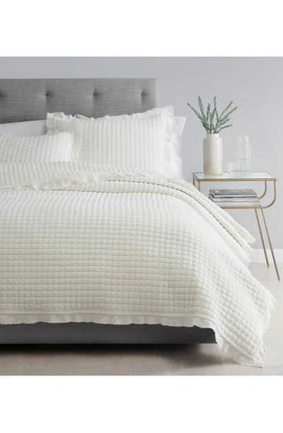 Shop Ugg Cortina Coverlet In Snow