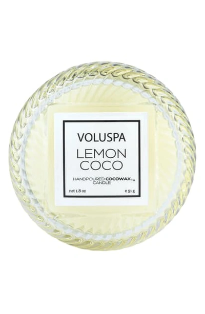Shop Voluspa Macaron Candle, 1.8 oz In Lemon Coco