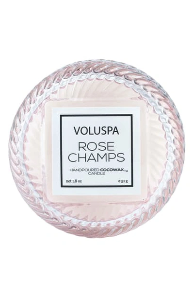 Shop Voluspa Macaron Candle, 1.8 oz In Rose Champs