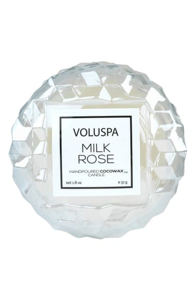 Shop Voluspa Roses Macaron Candle, 1.8 oz In Milk Rose