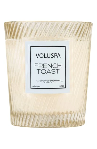 Shop Voluspa Macaron Classic Textured Glass Candle, 6.5 oz In French Toast
