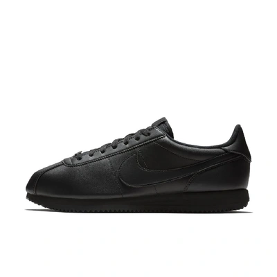 Shop Nike Cortez Basic Shoe In Black