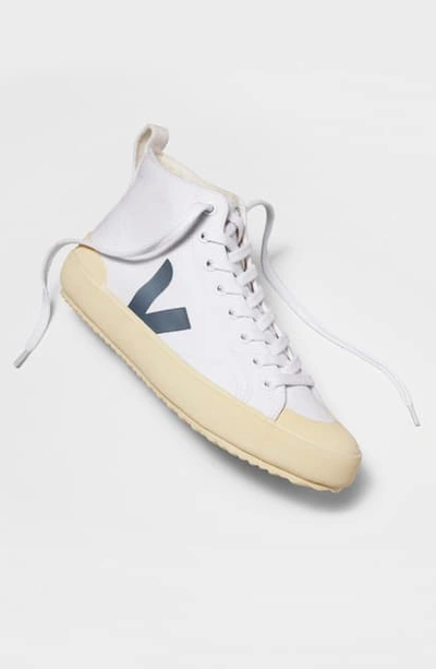 Shop Veja Nova High Top Sneaker In Kaki/ Butter Sole