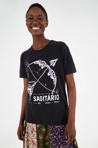 Shop Farm Rio Sagittarius T-shirt In Multi