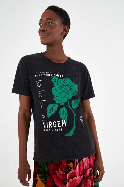 Shop Farm Rio Virgo T-shirt In Multi