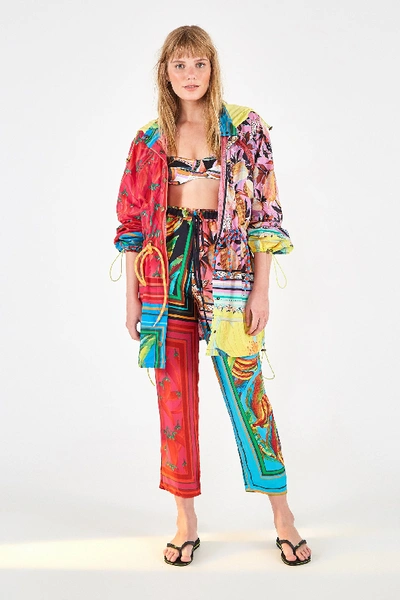 Shop Farm Rio Scarf Mix Parka In Multi