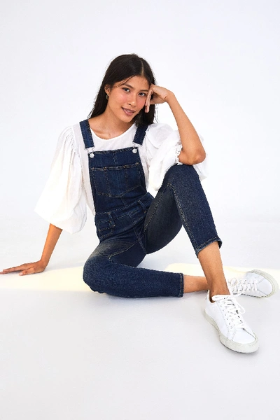 Shop Farm Rio Levi&#39;s Skinny Overalls In Denim Blue