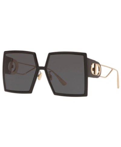 Shop Dior Women's Sunglasses In Black/gunmetal