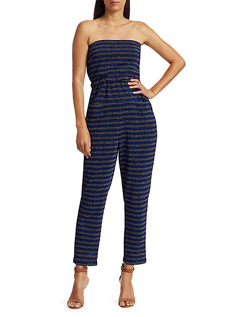 glitter stripe jumpsuit