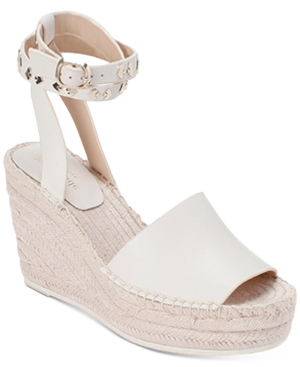 white espadrille wedge sandals