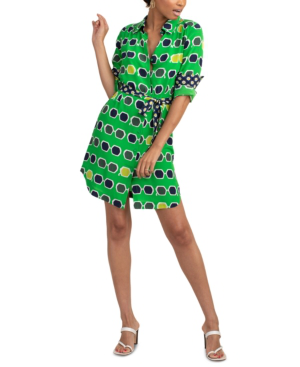 trina turk green dress
