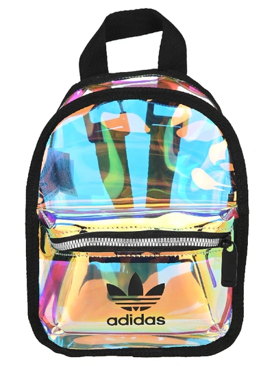 Shop Adidas Originals Transparent Mini Backpack In Trasparent