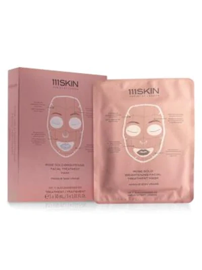 Shop 111skin Rose Gold Brightening 5-piece Facial Treatment Mask Set