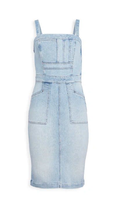 Shop Mother Pocket Hustler Overall Dress In When In Rome